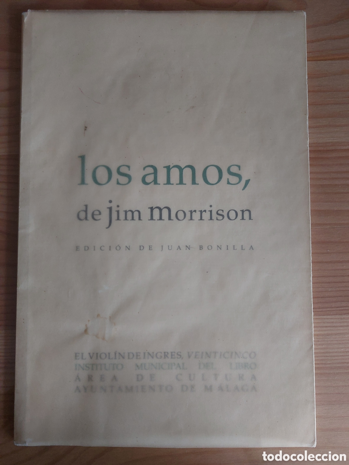 Libros de segunda mano: Los amos del mundo, de Jim Morrison.