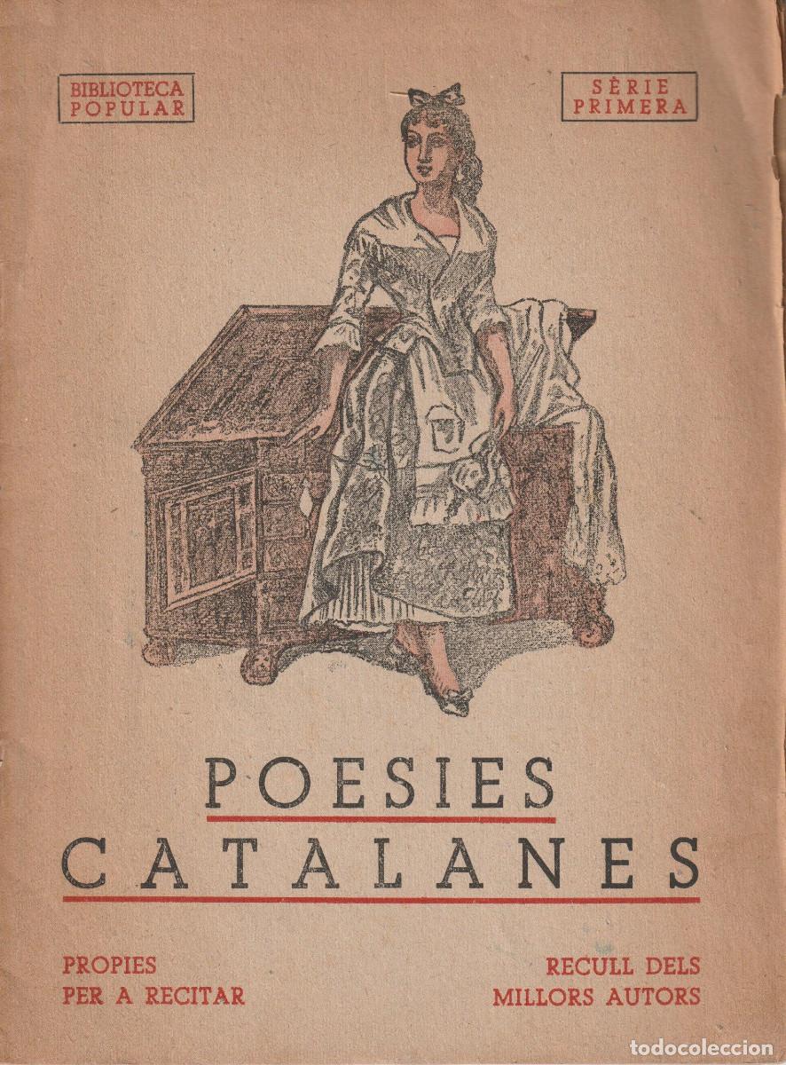 Libros de segunda mano: Poesies catalanes. Primera s&egrave;rie, Recull dels millors autors, Editorial Mill&agrave;