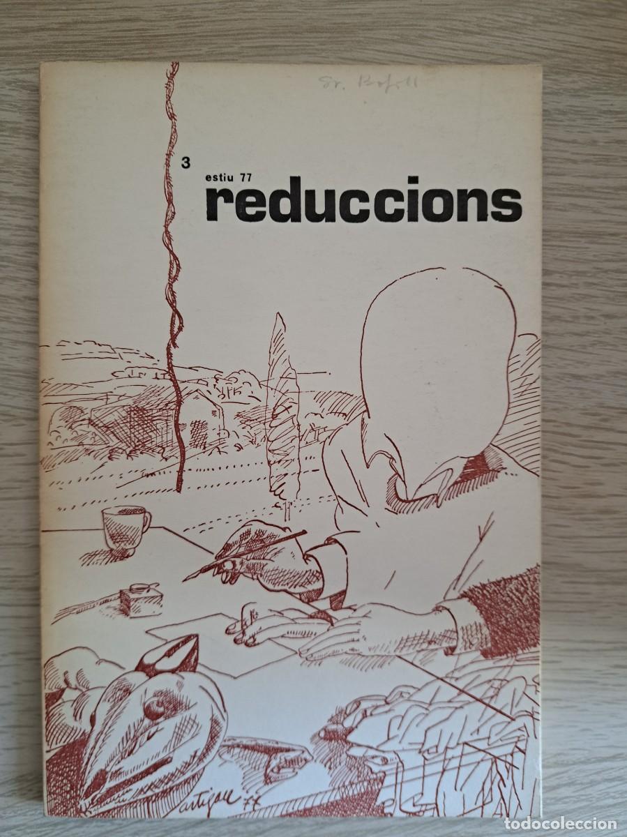 Libros de segunda mano: REDUCCIONS. Revista de poesia. N&uacute;mero 3 Setembre de 1977 Portada de Francesc Artigau