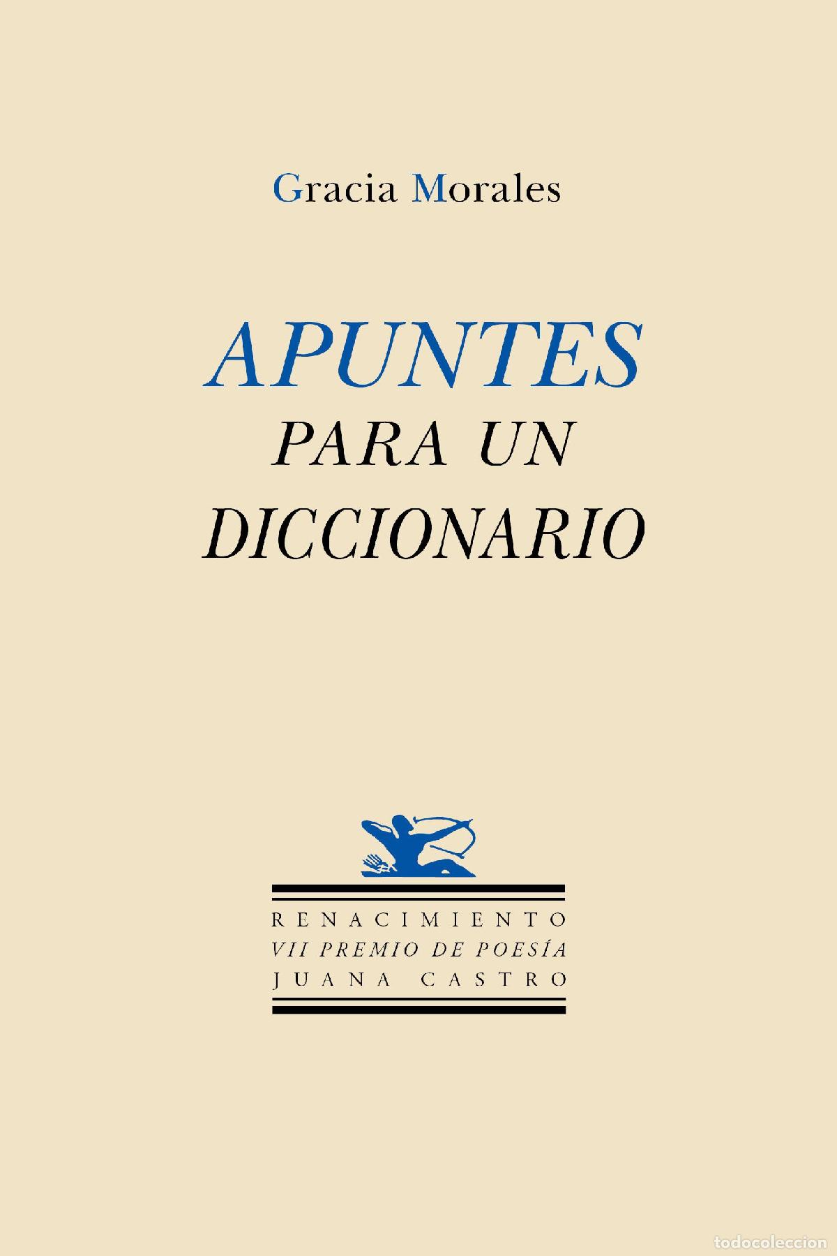 Libros de segunda mano: Apuntes para un diccionario. - Morales, Gracia.