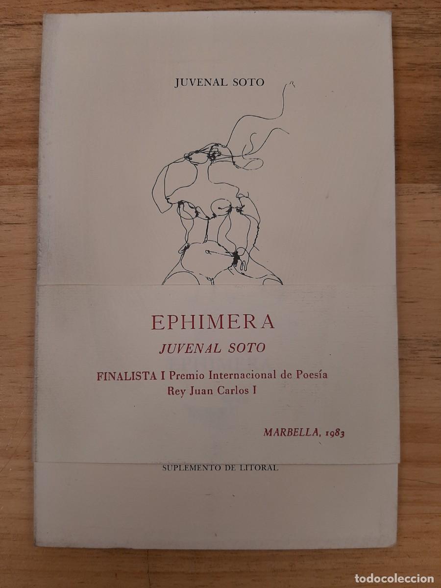 Libros de segunda mano: Eph&iacute;mera - Juvenal Soto - Revista Litoral, 1983