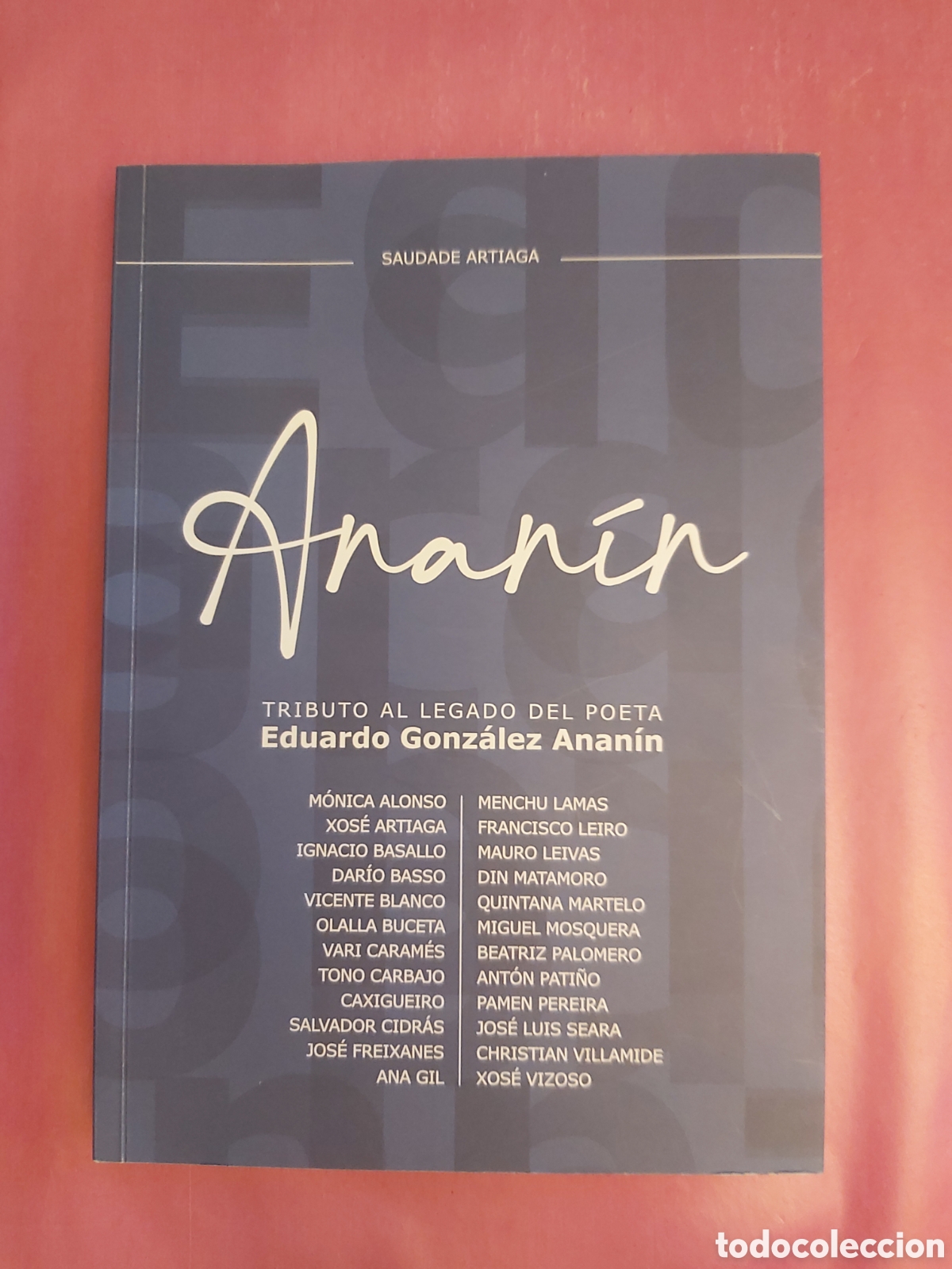 Libros de segunda mano: ANANIN TRIBUTO AL LEGADO DEL POETA EDUARDO GONZ&Aacute;LEZ SAUDADE ARTIAGA CONCELLO VILAGARCIA DE AROUSA
