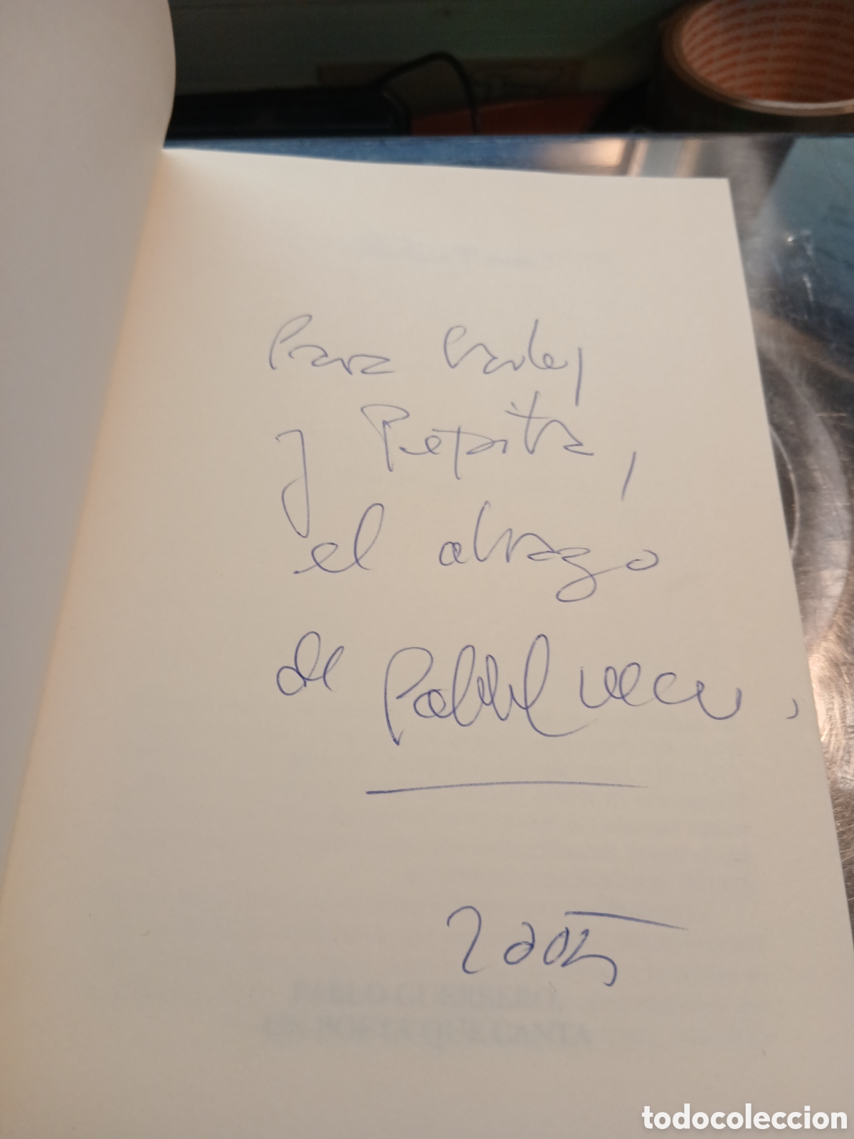 Libros de segunda mano: PABLO GUERRERO FIRMADO Y DEDICADO!!! UN POETA QUE CANTA