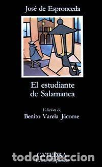 Libros de segunda mano: El estudiante de Salamanca - Espronceda