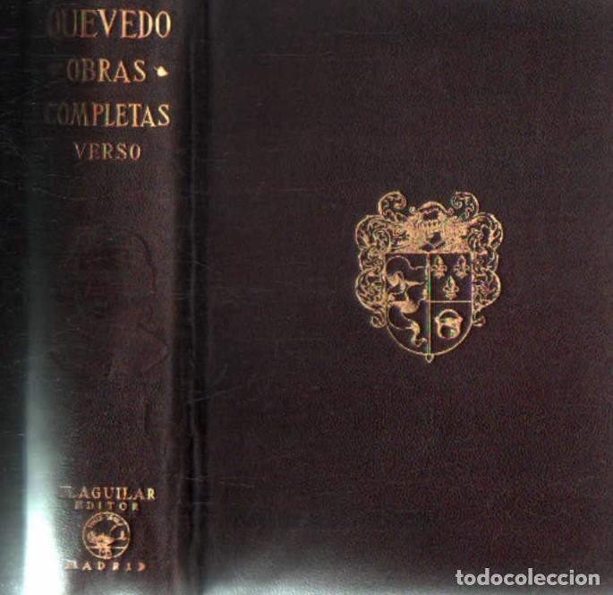 Libros de segunda mano: QEVEDO, OBRAS COMPLETAS. VERSOS. A-AGUI-1222