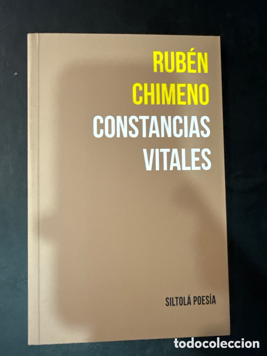 Libri di seconda mano: CHIMENO, Rub&eacute;n. Constancias vitales