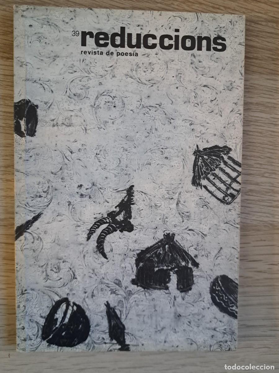 Libros de segunda mano: REDUCCIONS. Revista de poesia. N&uacute;mero 39 Any 1988