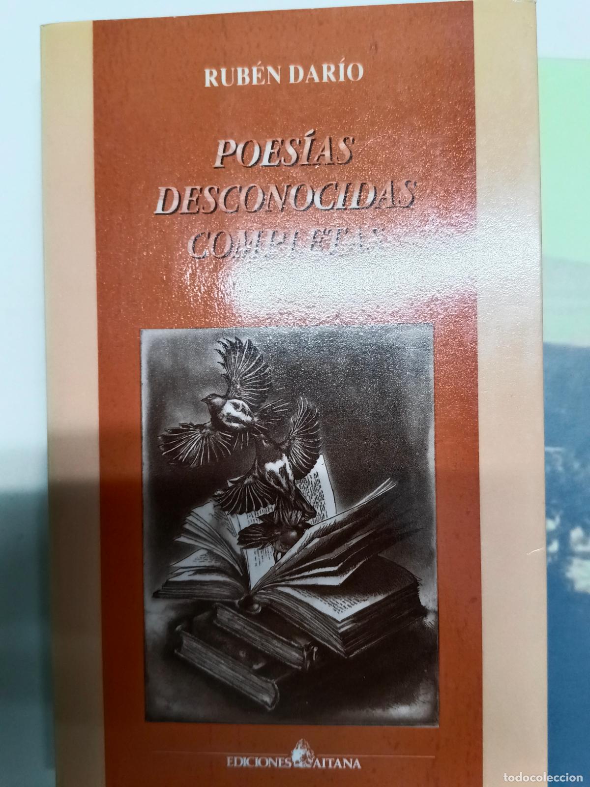 Libros de segunda mano: POES&Iacute;AS DESCONOCIDAS COMPLETAS. - DAR&Iacute;O, RUB&Eacute;N.
