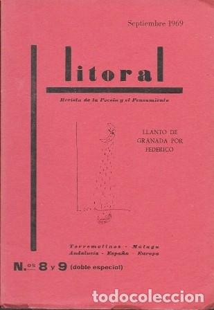 Second hand books: REVISTA LITORAL N&ordm; 8-9 DOBLE ESPECIAL - LLANTO DE GRANADA POR FEDERICO - A-POE-2555