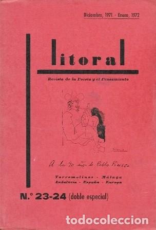 Libros de segunda mano: REVISTA LITORAL N&ordm; 23-24 DOBLE ESPECIAL -A LOS 90 A&Ntilde;OS DE PABLO PICASSO - A-POE-2560