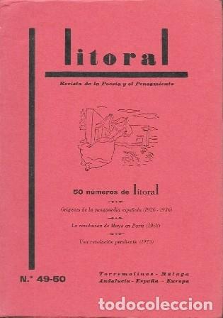 Libros de segunda mano: REVISTA LITORAL N&ordm; 49-50 - 50 NUMEROS DE LITORAL - A-POE-2564