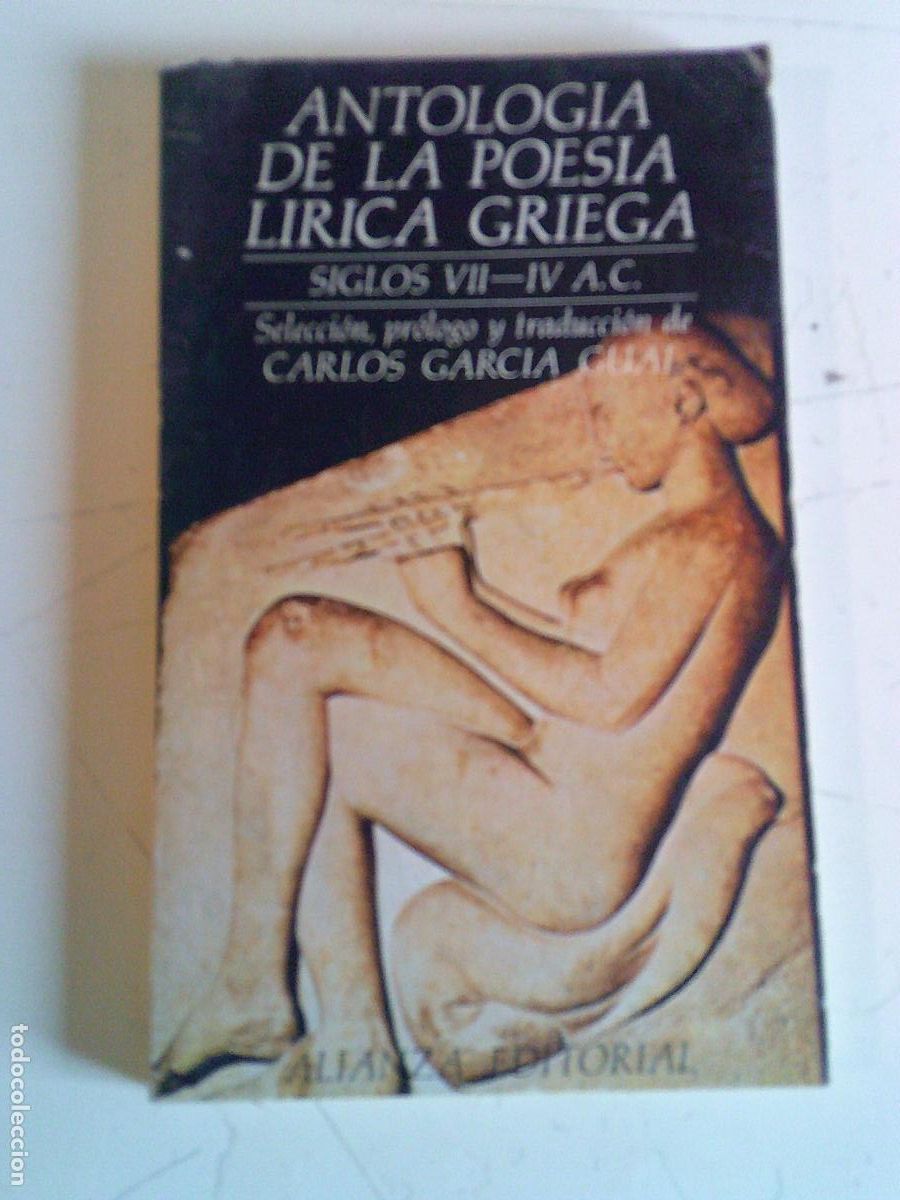 Libros de segunda mano: Antolog&iacute;a de la poes&iacute;a L&iacute;rica griega