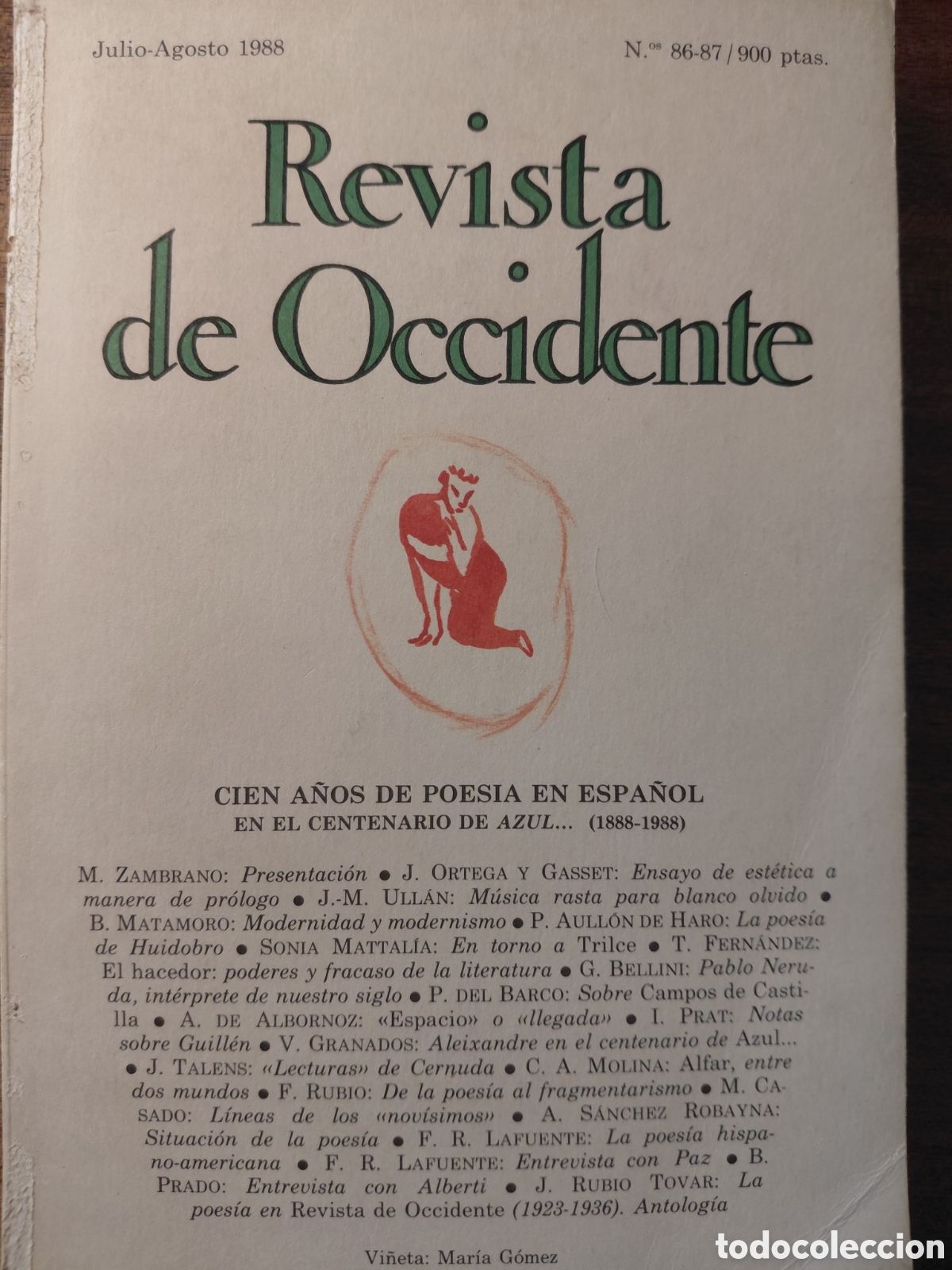 Libros de segunda mano: Revista de Occidente : cien a&ntilde;os de poesia en espa&ntilde;ol 1988
