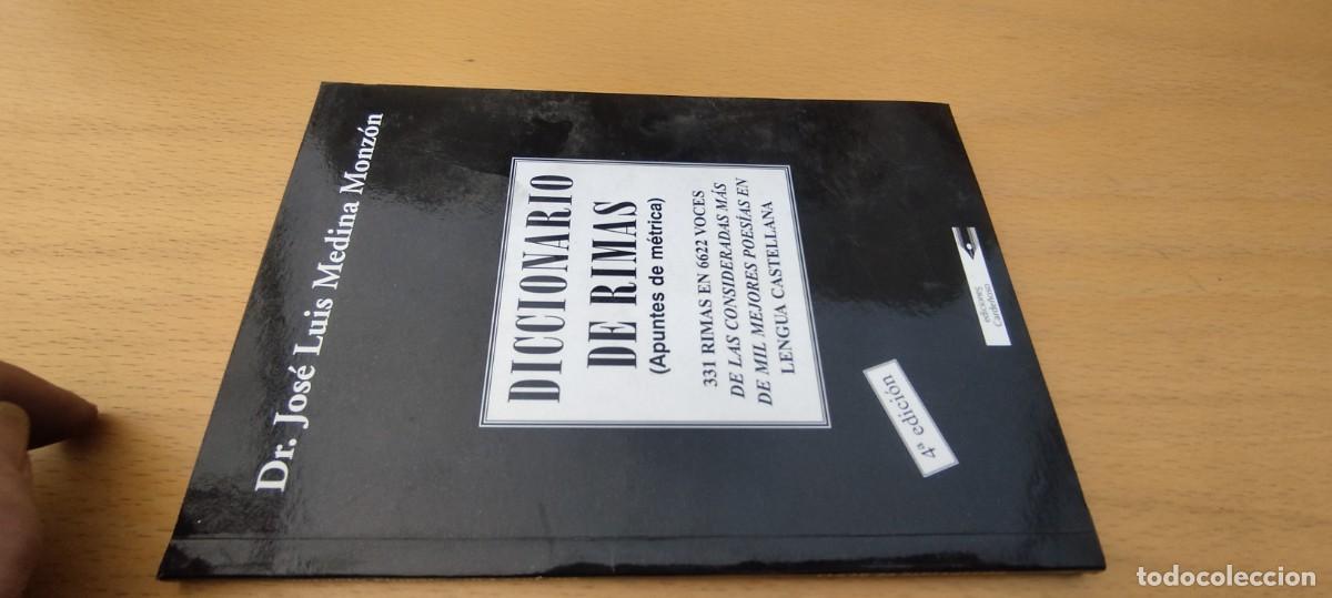 Libros de segunda mano: DICCIONARIO DE RIMAS / JOSE LUIS MEDINA MONZON / KARA 04 / CARDE&Ntilde;OSO