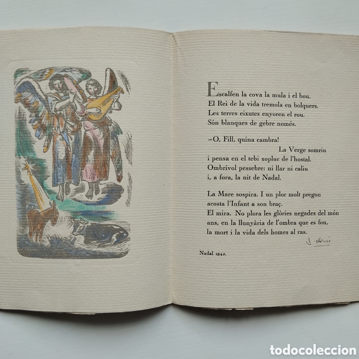 Libros de segunda mano: NADALA TOM&Agrave;S GARC&Eacute;S JOSEP OBIOLS 1945