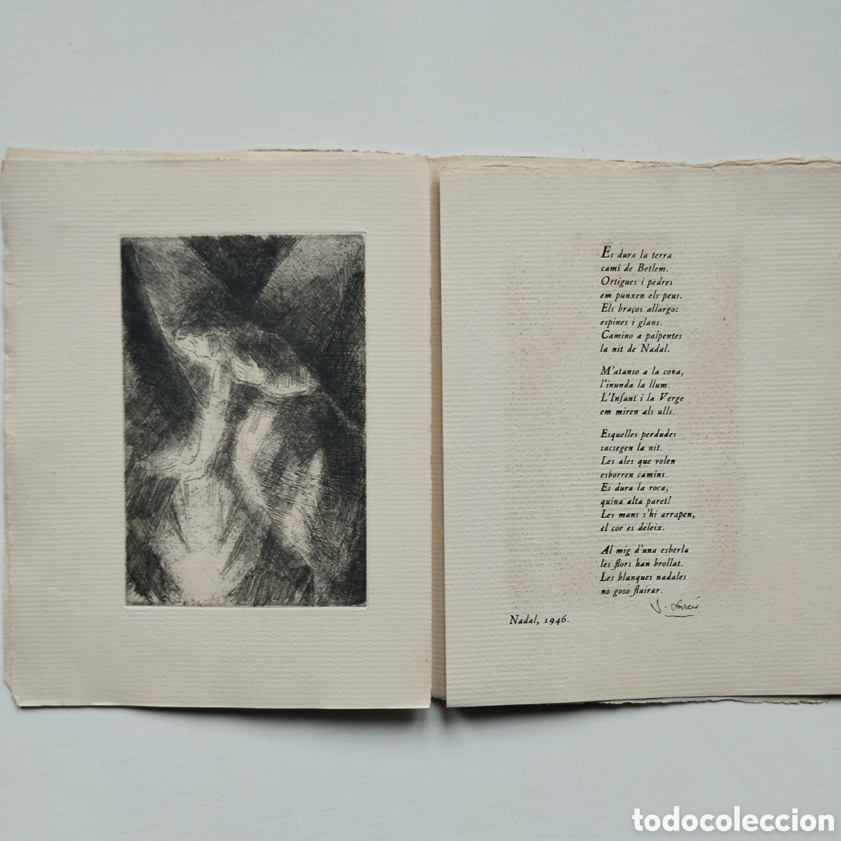 Libros de segunda mano: TOM&Agrave;S GARC&Eacute;S NADALA 1946 SIGNADA