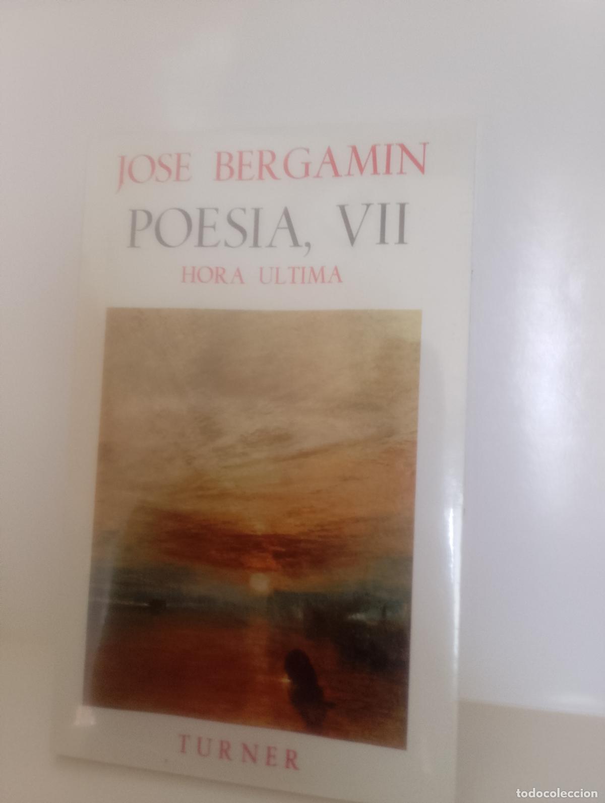 Livres d'occasion: Jos&eacute; Bergam&iacute;n Poes&iacute;a VII Hora &Uacute;ltima