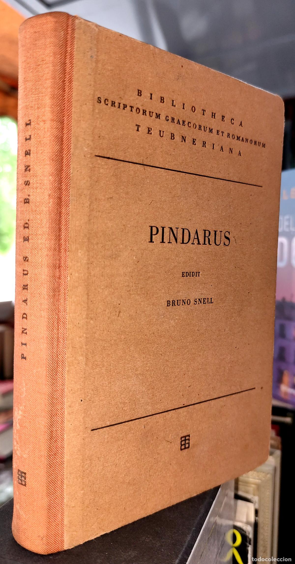 Libros de segunda mano: PINDARI CARMINA CUM FRAGMENTIS. P&Iacute;NDARO. OBRAS Y FRAGMENTOS. GRIEGO ANTIGUO. FILOLOG&Iacute;A