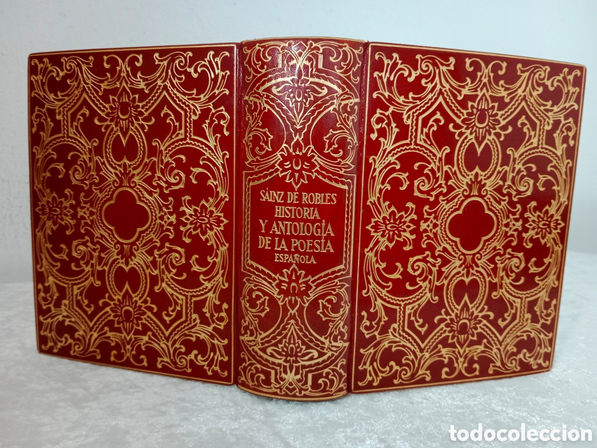 Libros de segunda mano: SAINZ DE ROBLES, HISTORIA Y ANTOLOG&Iacute;A DE LA POES&Iacute;A ESPA&Ntilde;OLA, AGUILAR DE LUJO, MUY BUEN ESTADO