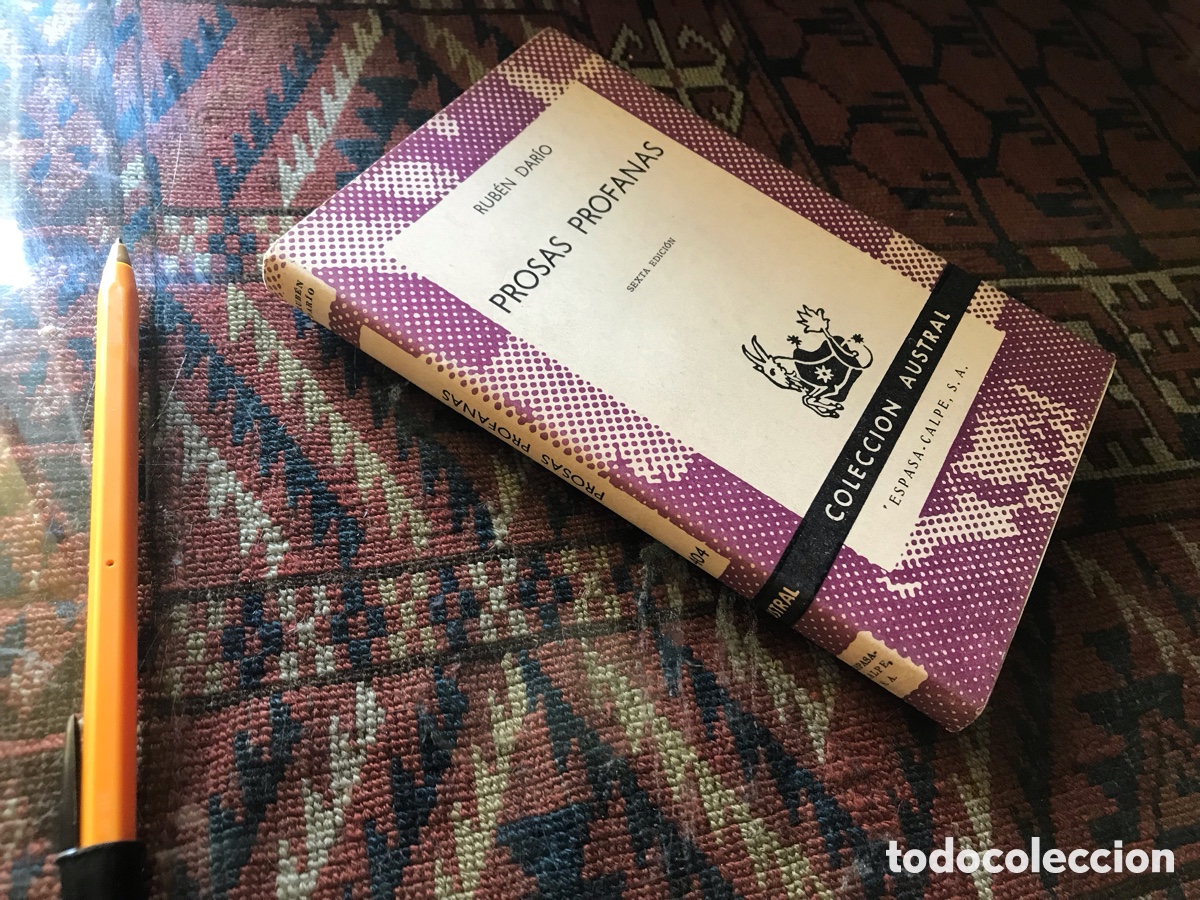 Libros de segunda mano: Prosas profanas. Rub&eacute;n Dar&iacute;o. Austral n&ordm; 404