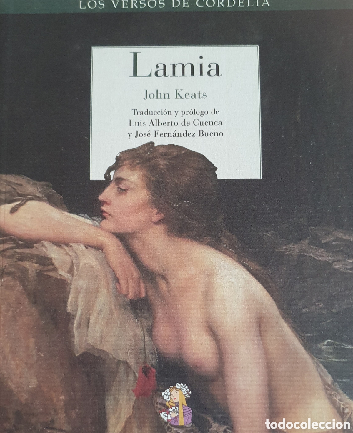 Libros de segunda mano: Los versos de cordelia Lamia John Keats