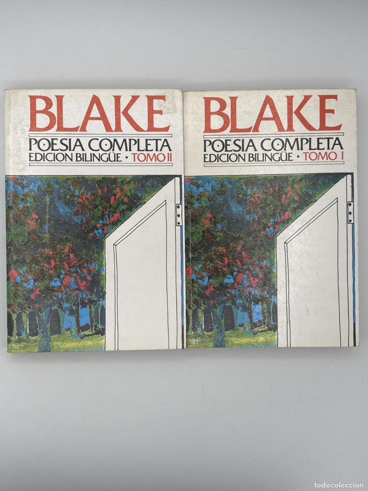 Libros de segunda mano: Poes&iacute;a completa de W. Blake. (Tomo 1 y 2). Edici&oacute;n biling&uuml;e - BLAKE, WILLIAM
