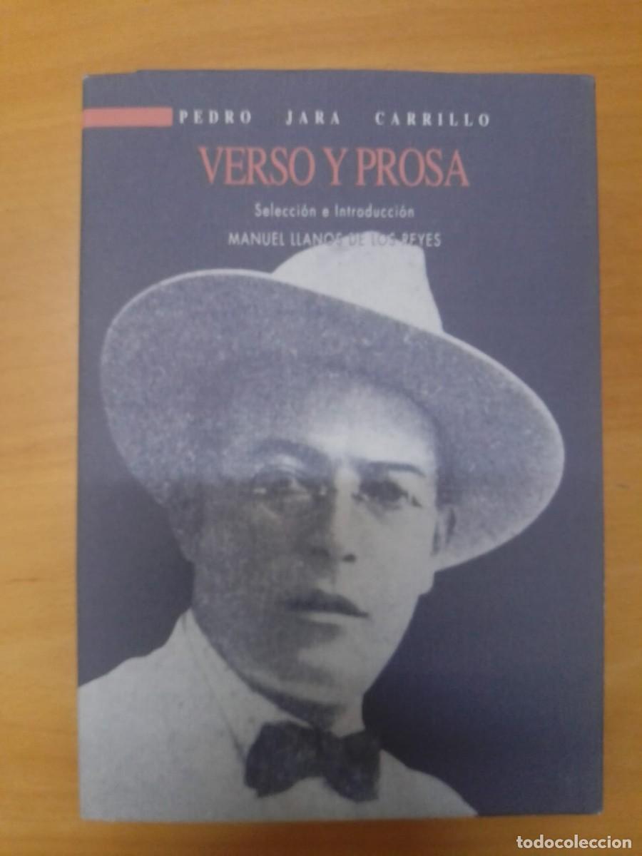 Libros de segunda mano: Verso y prosa, de Pedro Jara Carrillo - Foto 1