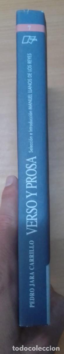 Libros de segunda mano: Verso y prosa, de Pedro Jara Carrillo - Foto 2