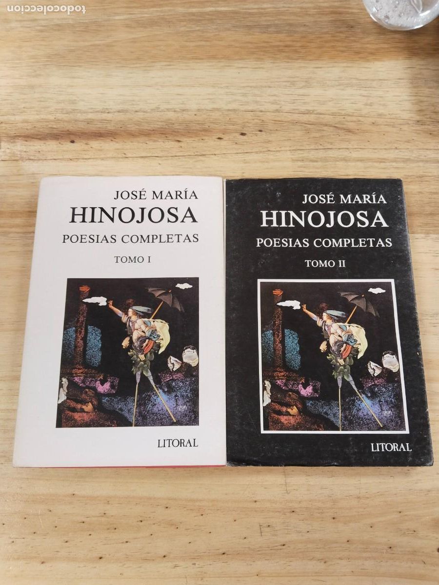 Libros de segunda mano: Jose Mar&iacute;a Hinojosa. Poes&iacute;as Completas. 2 Vol&uacute;menes. Litoral