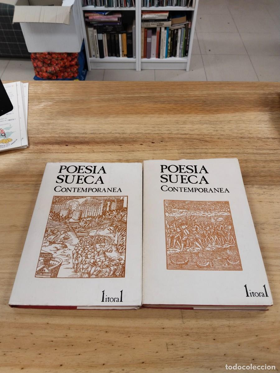 Libros de segunda mano: POESIA SUECA CONTEMPORANEA. (2 tomos). Revista Litoral, n&ordm; 106-107-108 y n&ordm; 127-128-129.