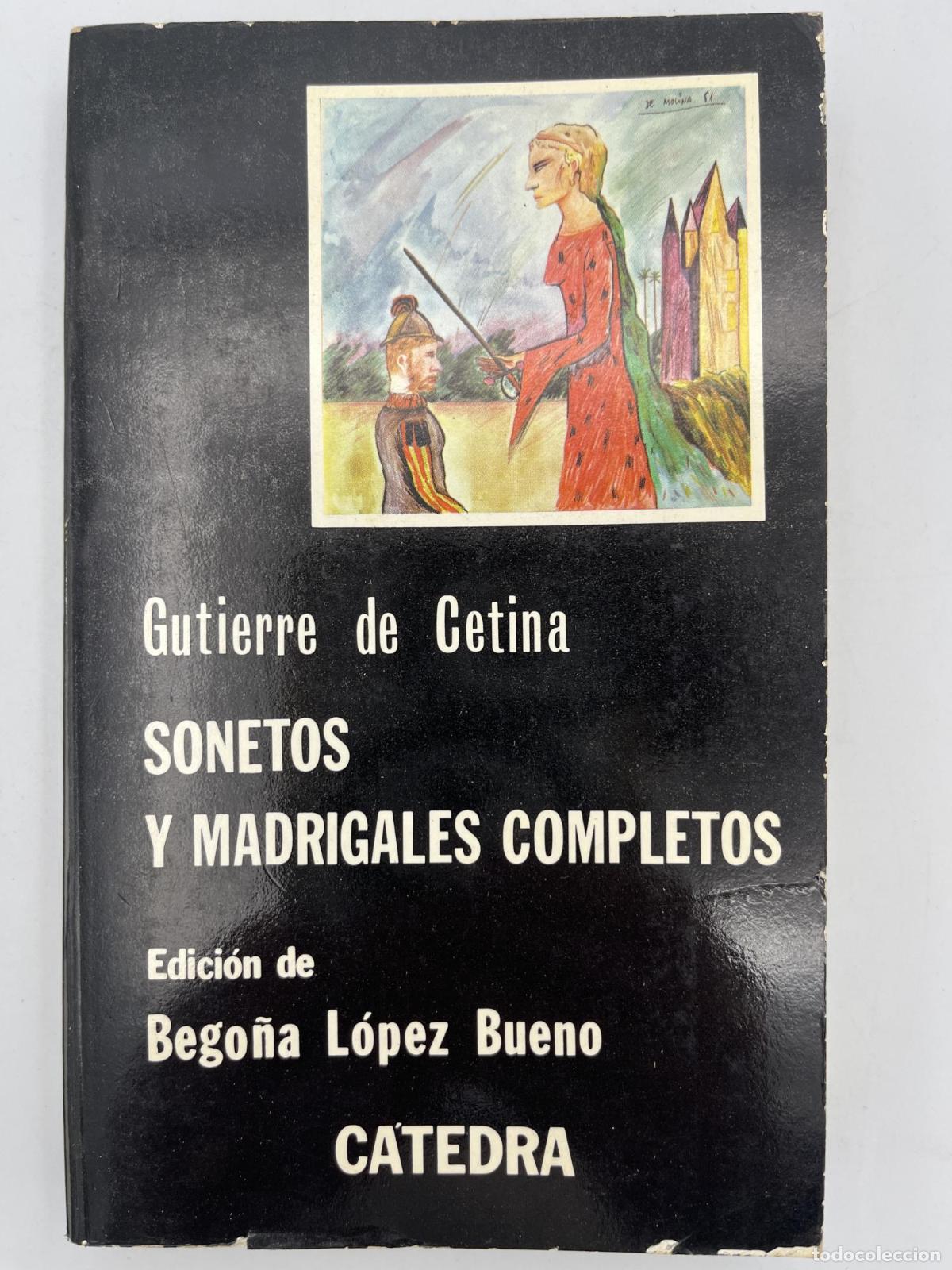 Gebrauchte B&uuml;cher: Sonetos y Madrigales completos - Gutierre de Cetina