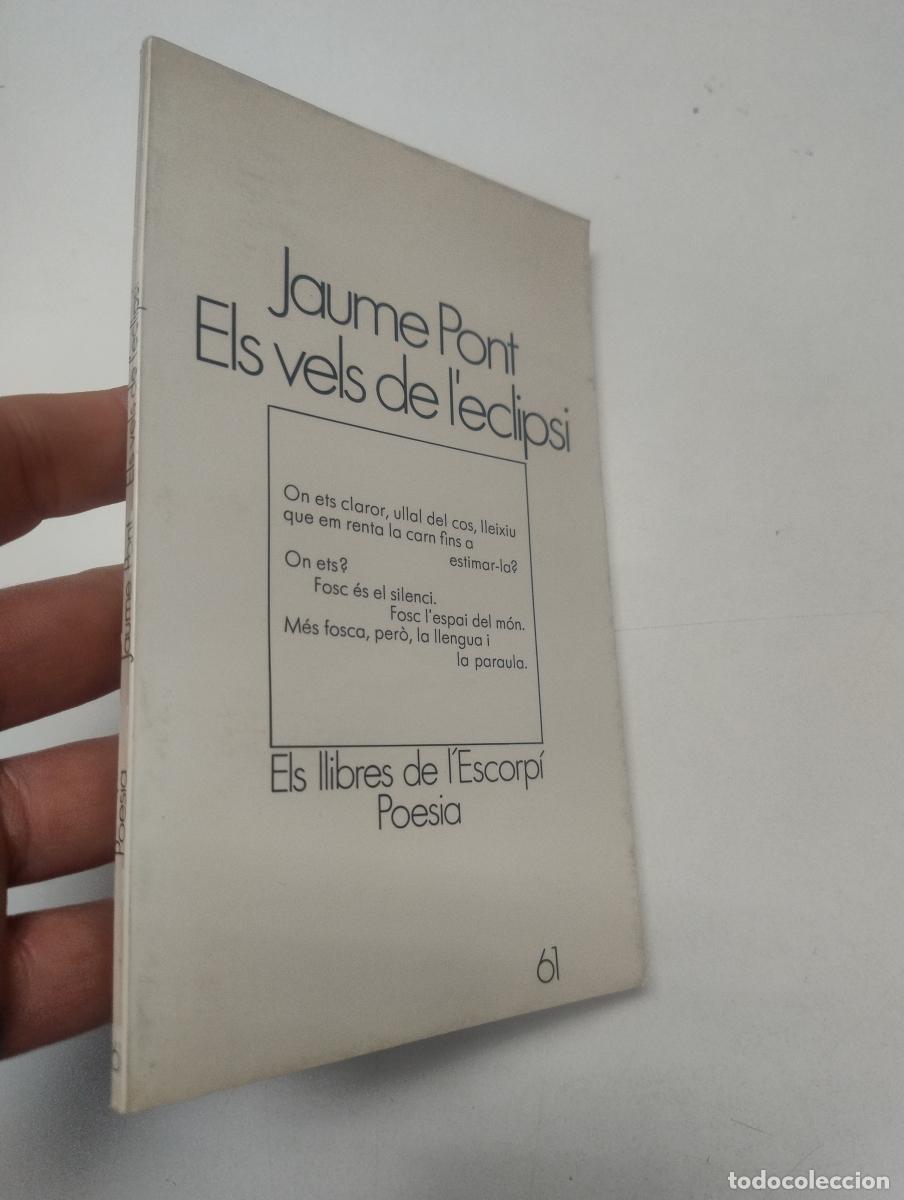 Libros de segunda mano: Els vels de l'eclipsi - Jaume Pont