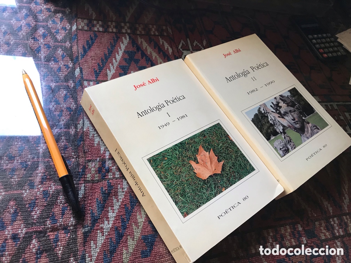 Libros de segunda mano: Jose Albi. Antolog&iacute;a po&eacute;tica I y II. Po&eacute;tica 80