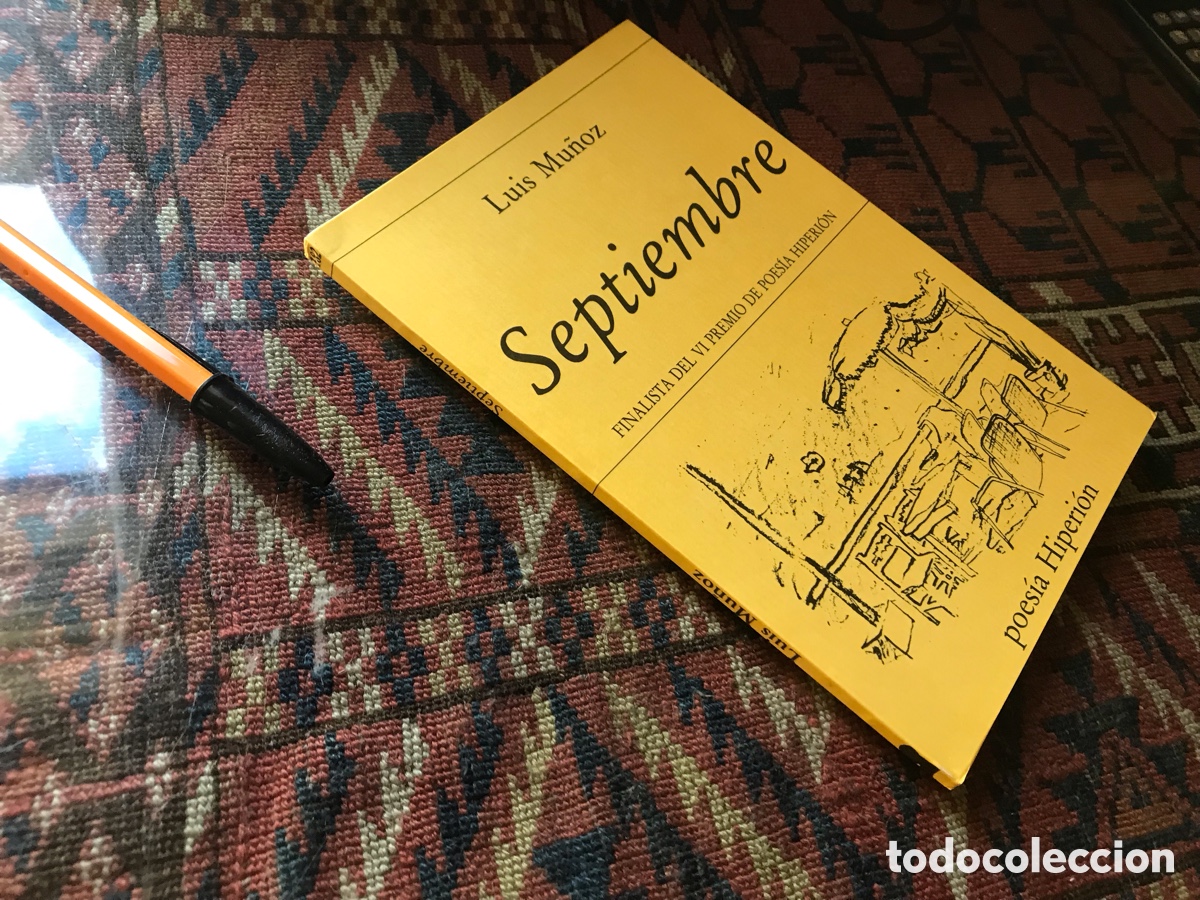 Libros de segunda mano: Septiembre. Luis Mu&ntilde;oz. Poes&iacute;a Hiperi&oacute;n n&ordm; 182