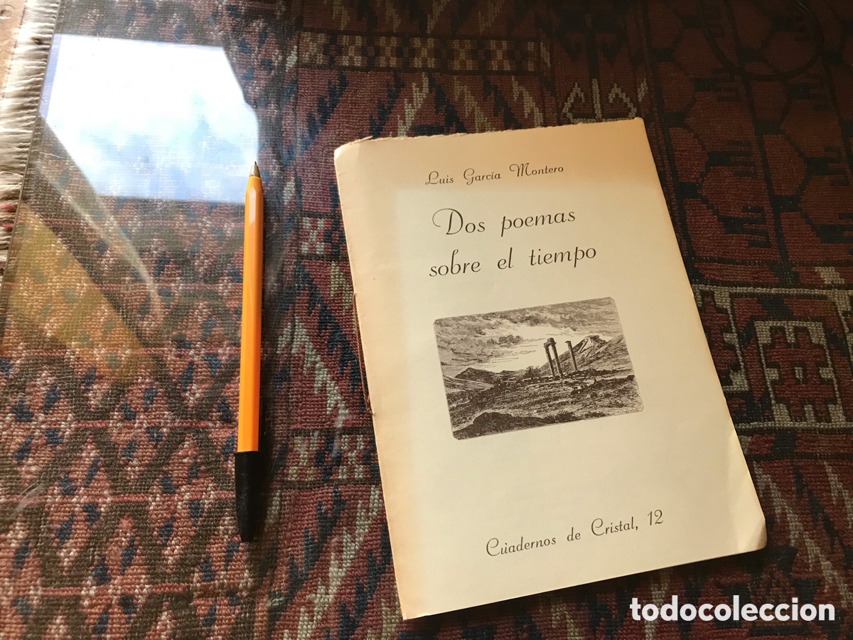 Libros de segunda mano: Dos poemas sobre el tiempo. Luis Garc&iacute;a Montero. Cuadernos de cristal, 12