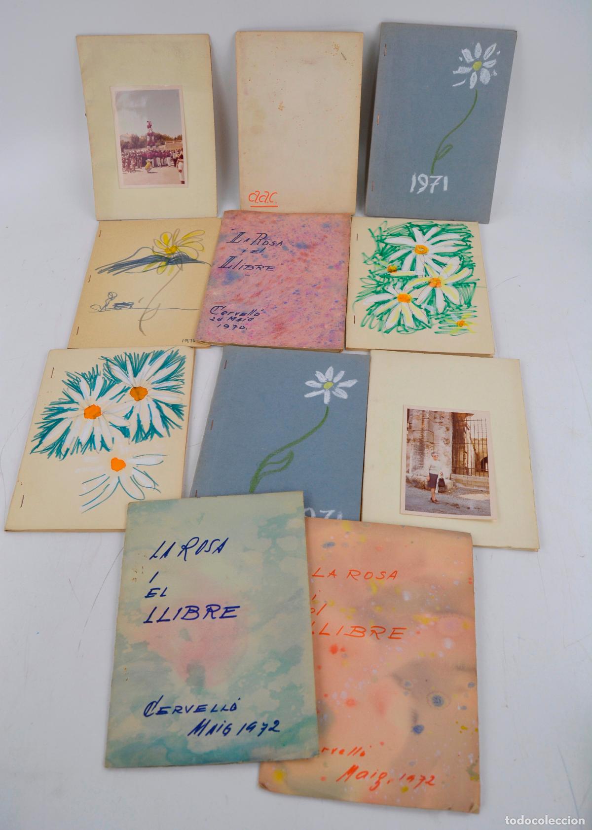 Libros de segunda mano: Libros de poemas, Agrupaci&oacute; Aquarel&middot;listes Catalunya, 1970's, Festa de la rosa i el llibre, Cervell&oacute;