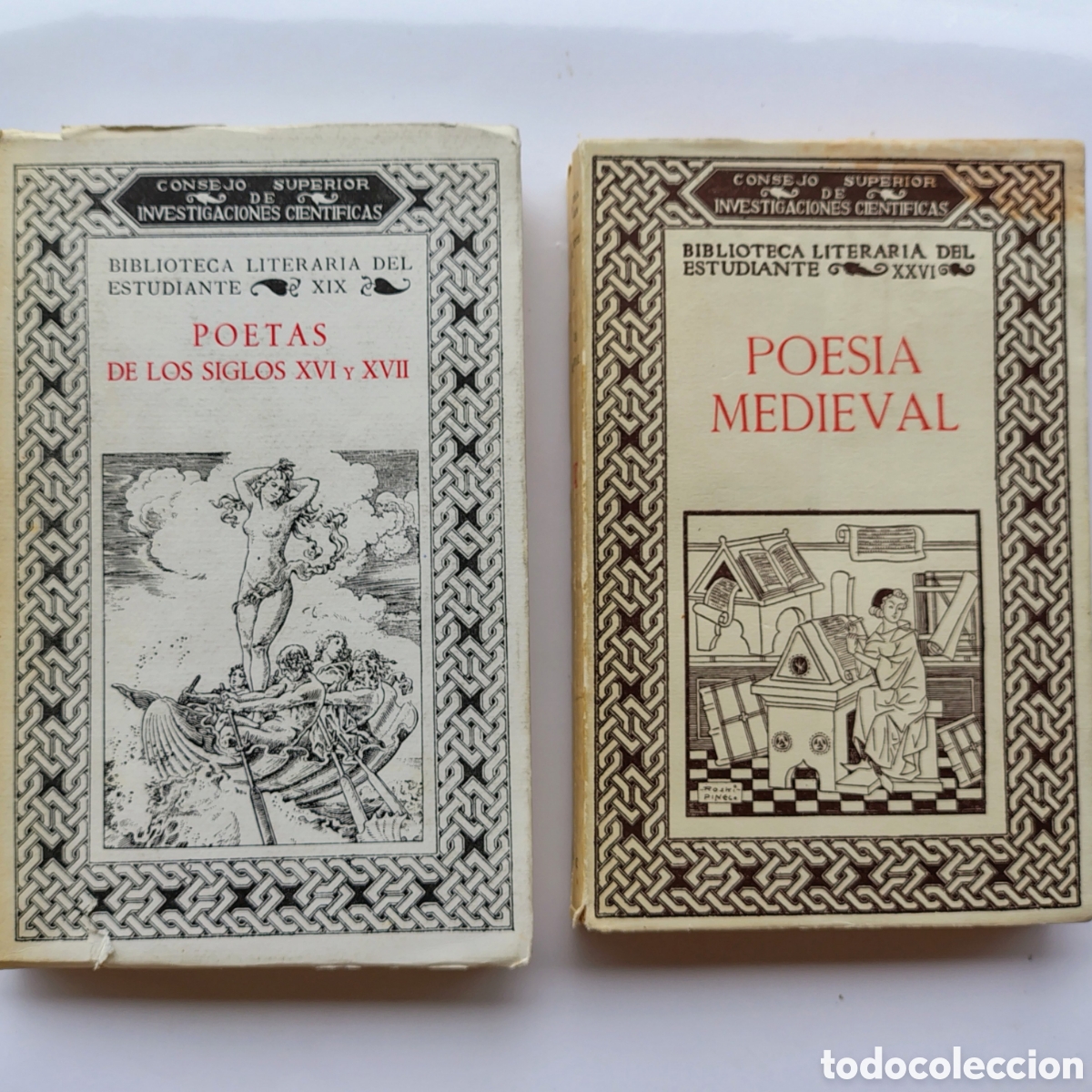 Libros de segunda mano: Lote 2 libros de poes&iacute;a espa&ntilde;ola cl&aacute;sica | Ediciones CSIC | Poes&iacute;a medieval y Siglos XVI-XVII