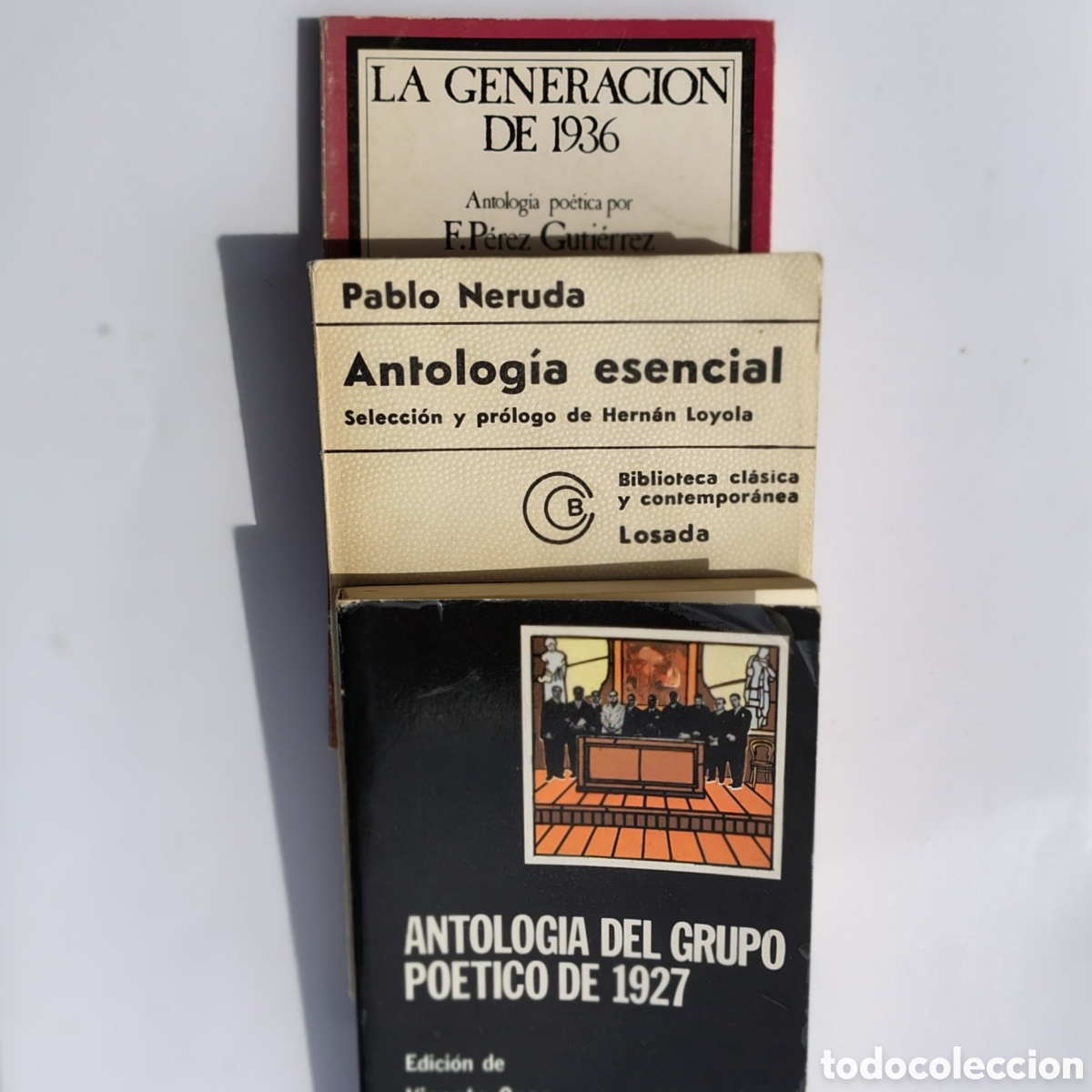 Libros de segunda mano: Lote 3 libros de poes&iacute;a cl&aacute;sica | Generaci&oacute;n del 27, Pablo Neruda y Generaci&oacute;n del 36