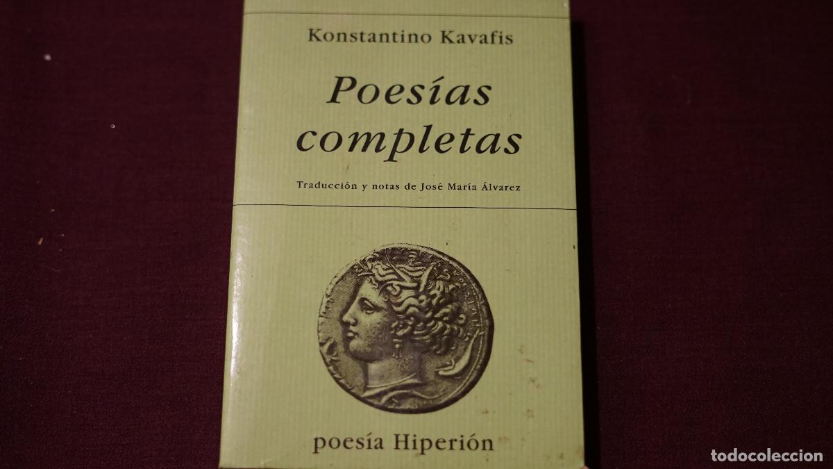 Libros de segunda mano: Costantino Kavafis - Poes&iacute;as completas - Hiperion 1997
