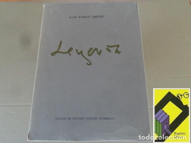 Libros de segunda mano: JIMENEZ, Juan Ram&oacute;n: Leyenda (1896-1956) Edici&oacute;n:Antonio S&aacute;nchez Romeralo