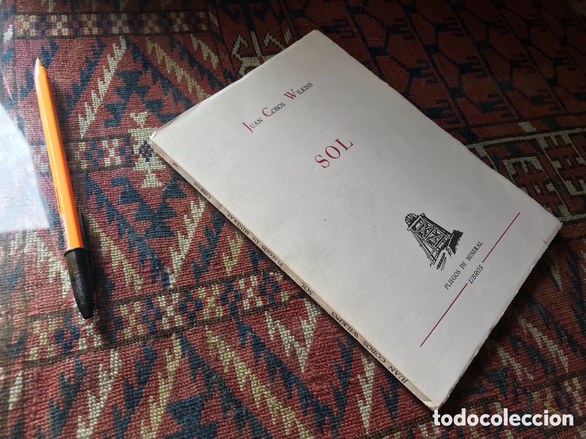 Libros de segunda mano: Sol. Juan Cobos Wilkins. Pliegos de mineral n&ordm; 1