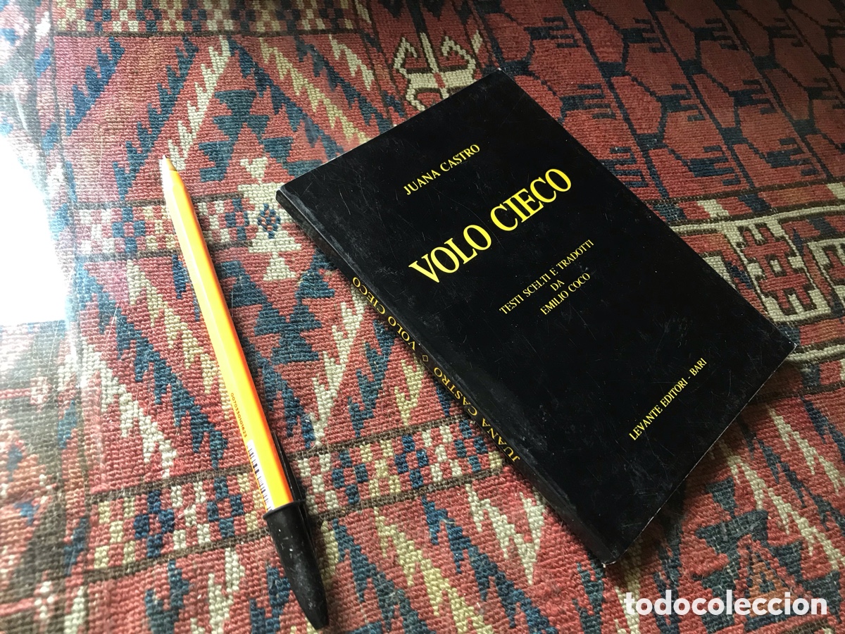Libros de segunda mano: Volo ciego. Juana Castro. Levante editori- Bari. Edici&oacute;n biling&uuml;e