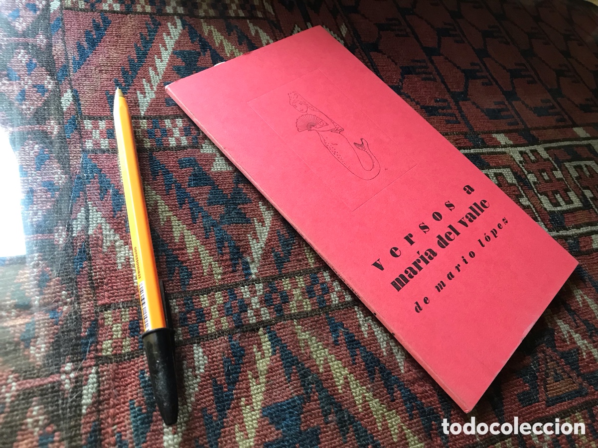 Libros de segunda mano: Versos a Mar&iacute;a del valle de Mario L&oacute;pez