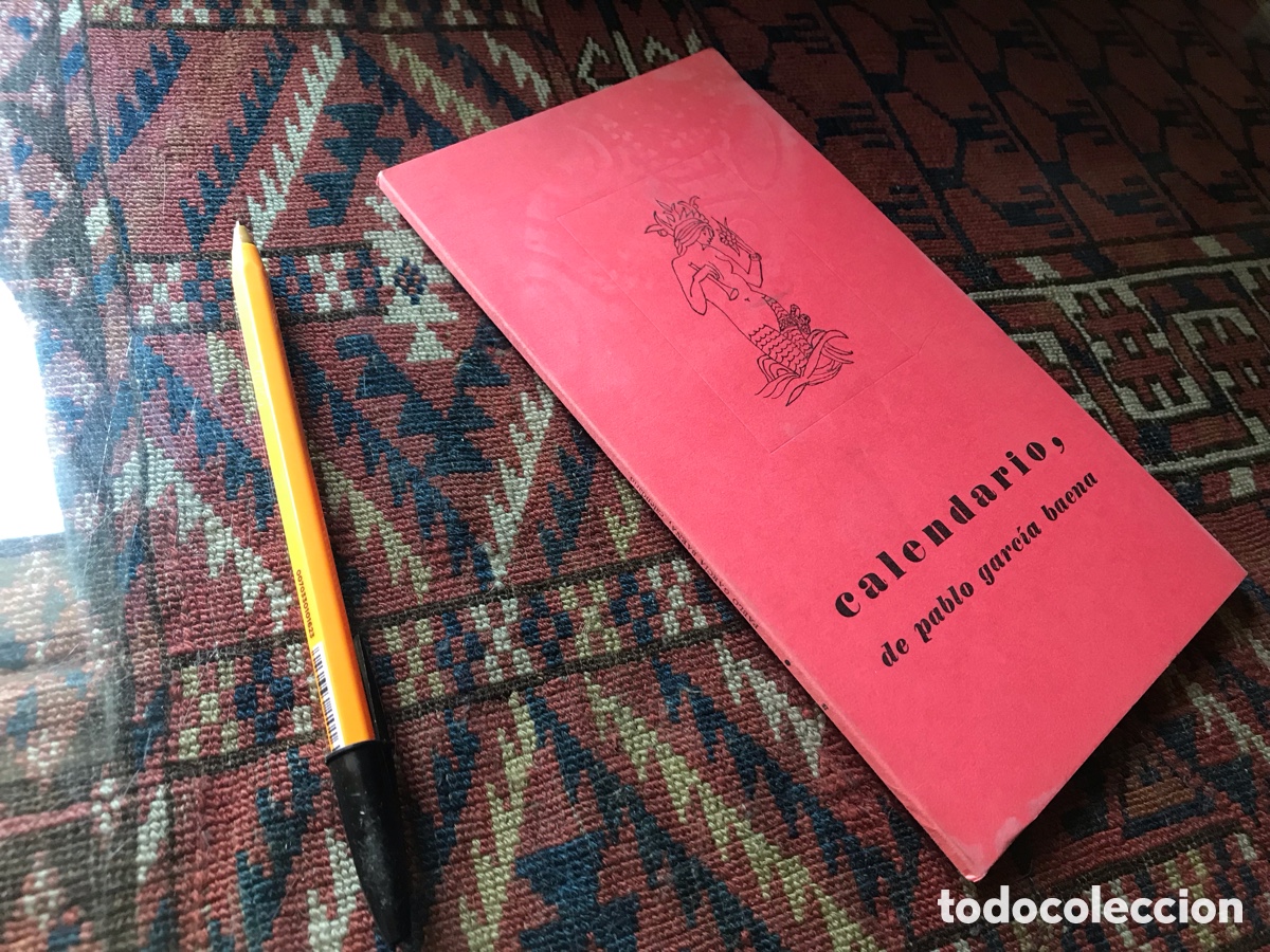Libros de segunda mano: Calendario, de Pablo Garc&iacute;a Baena
