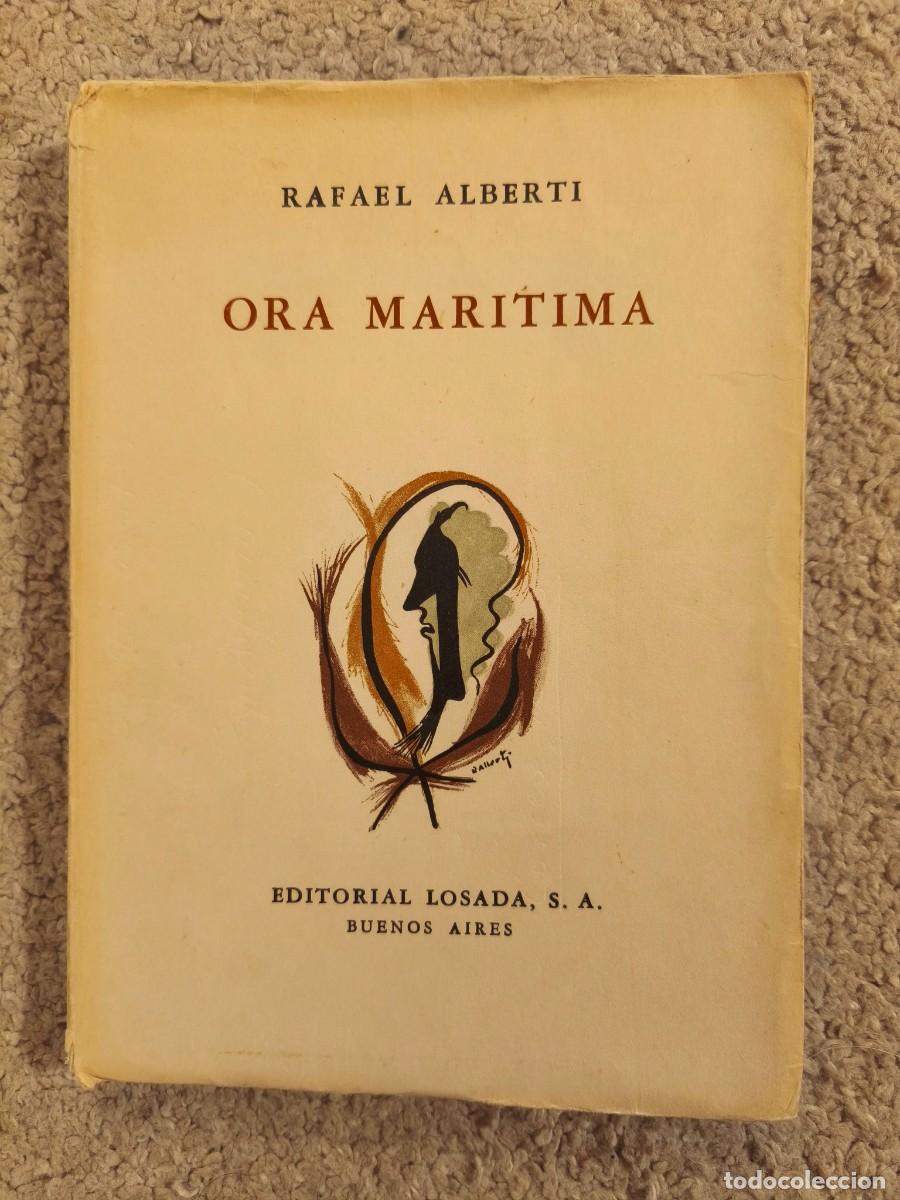 Libros de segunda mano: Ora mar&iacute;tima, Alberti, primera edici&oacute;n dedicado - Foto 2