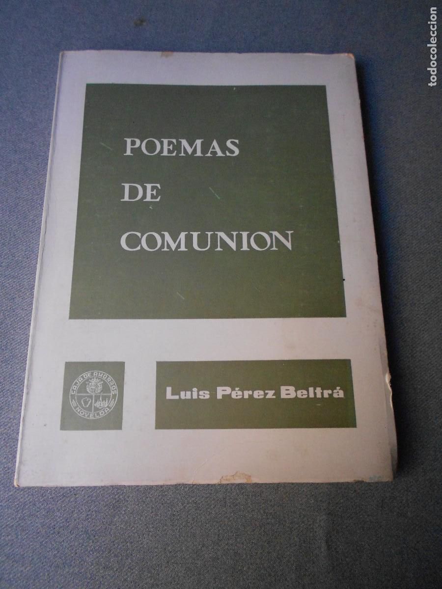 Libros de segunda mano: POEMAS DE COMUNION. PEREZ BELT&Aacute;.