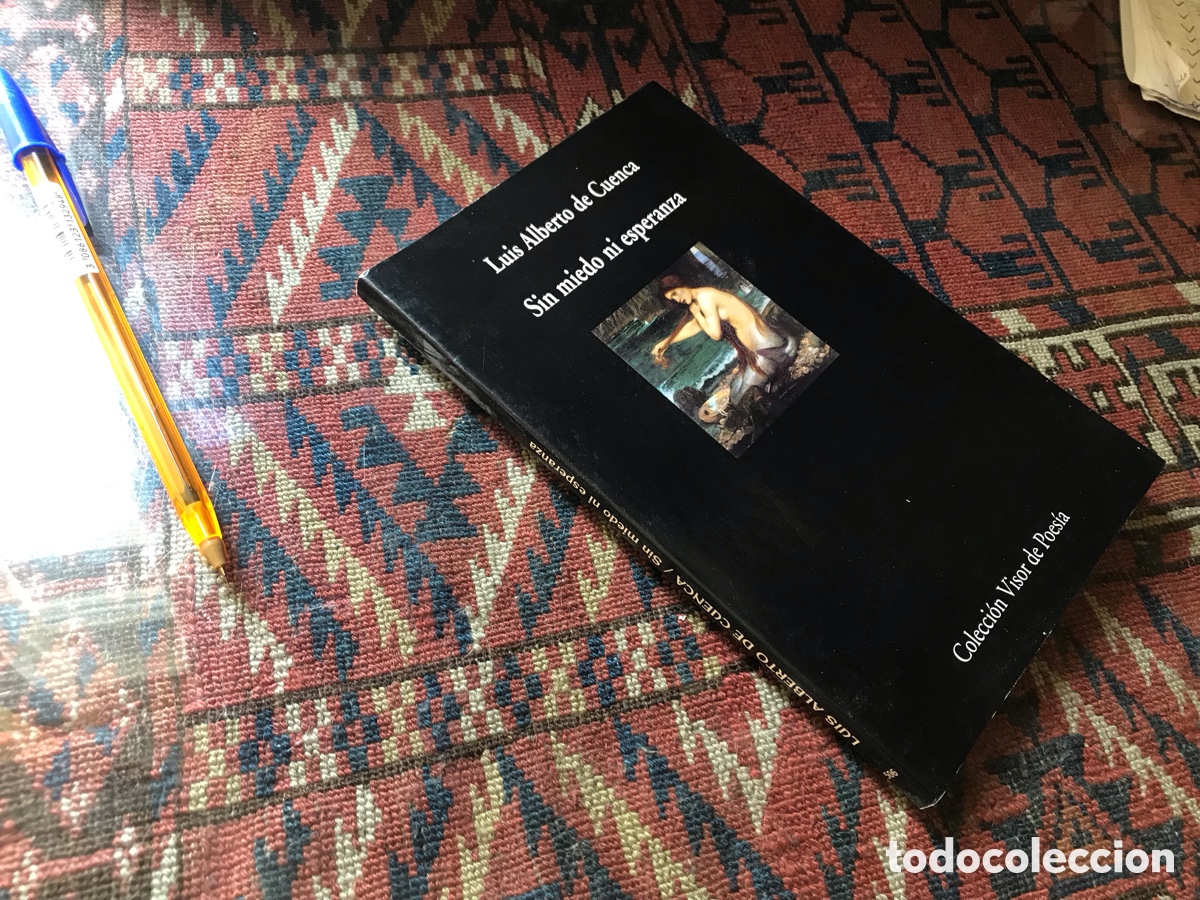 Libros de segunda mano: Sin miedo ni esperanza. Luis Alberto de Cuenca. Colecci&oacute;n Visor de poes&iacute;a n&ordm; 506