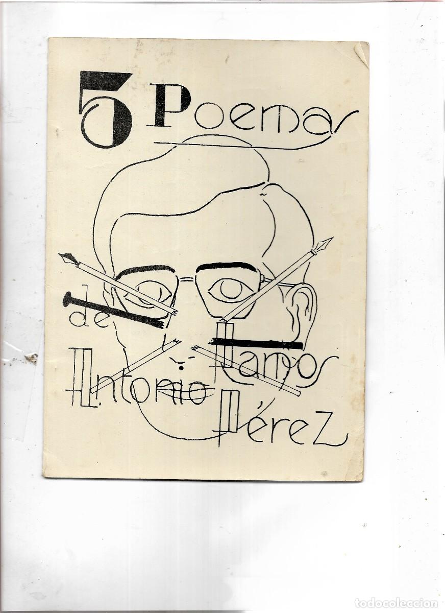 Libros de segunda mano: 5 POEMAS DE ANTONIO RAMOS PEREZ