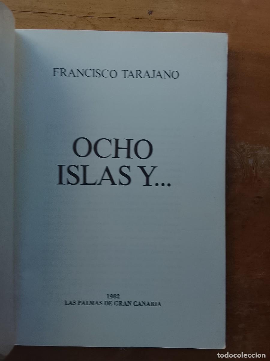 Libros de segunda mano: Ocho islas y... Francisco Tarajano - Foto 2