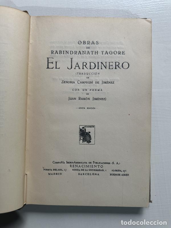 Livres d'occasion: El jardinero - Tagore Rabindranath
